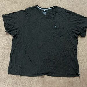 Gray Tommy Bahama pocket tee, men’s 4XLB.